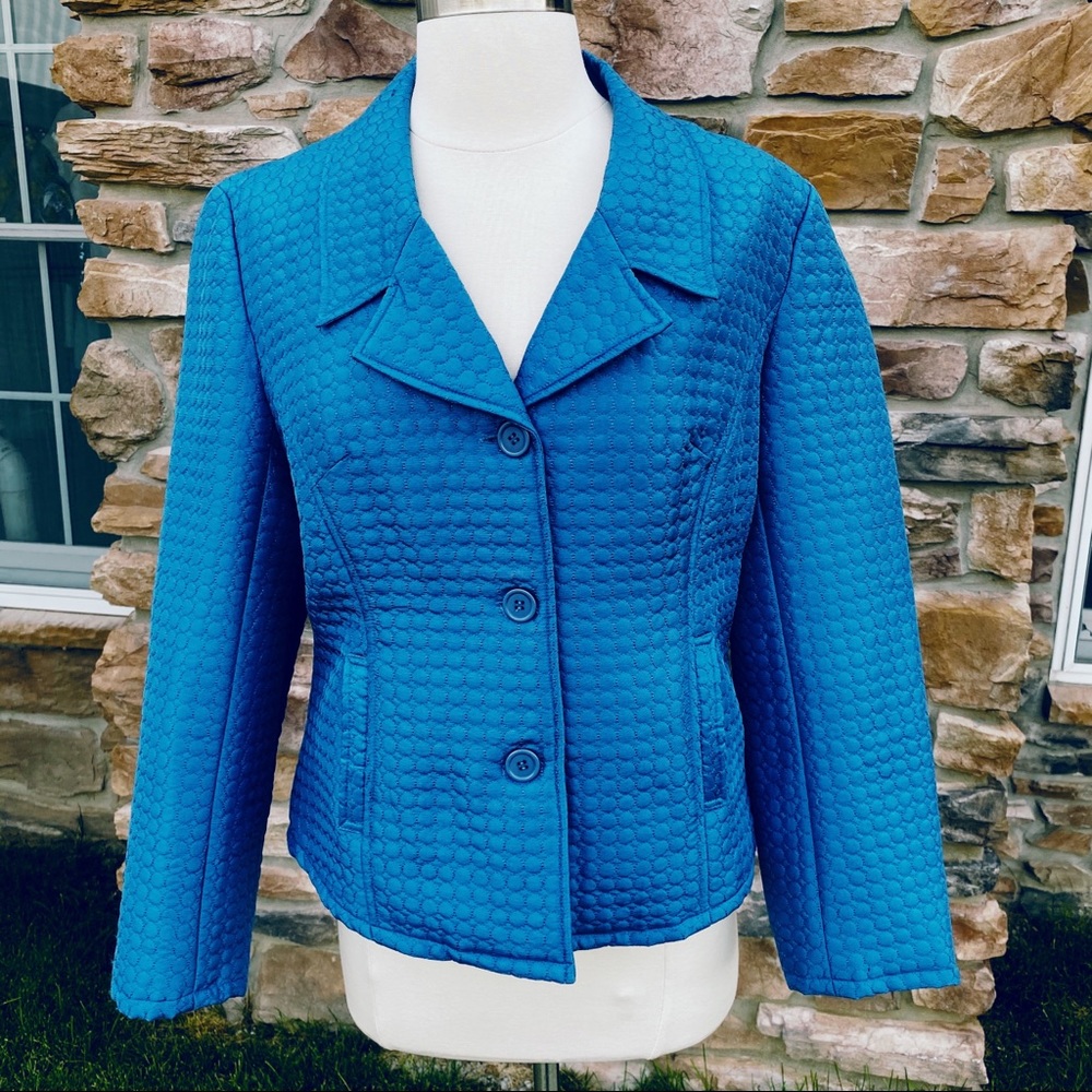 Silkland Petite Quilted Silk Jacket - Picture 2 of 15
